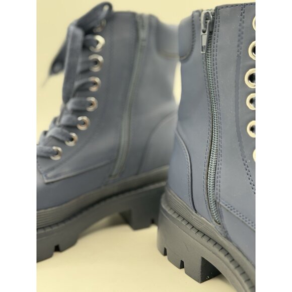 Just fab Boots Woman’s Blue Size 6 - Picture 7 of 11